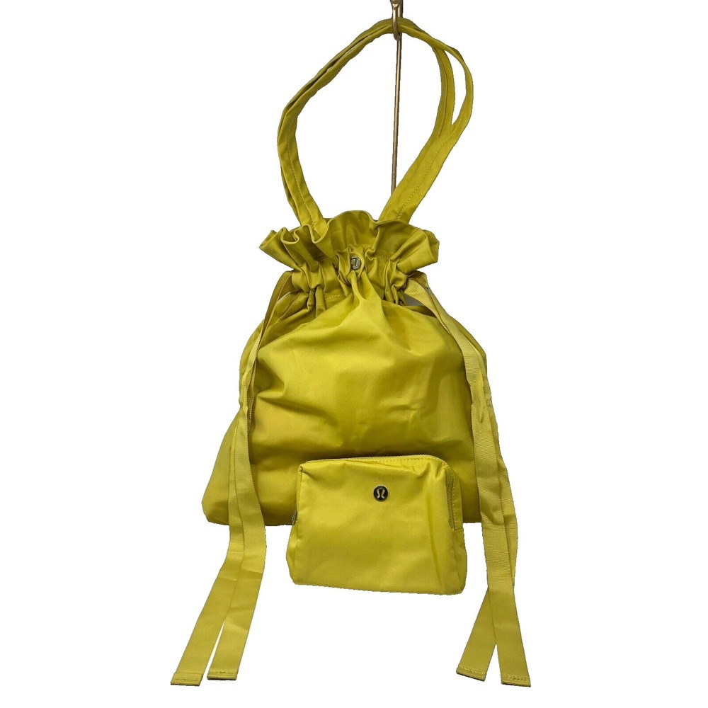 Lululemon Easy As Sunday Tote 19L Soleil‎ Yellow Handbag Nylon Travel Casual